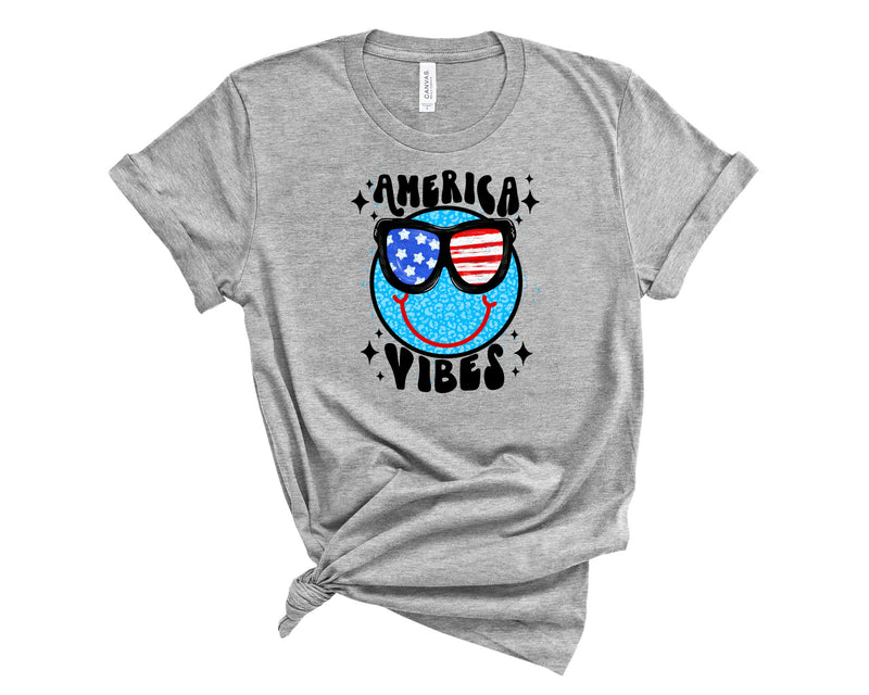 America Vibes Blue - Graphic Tee