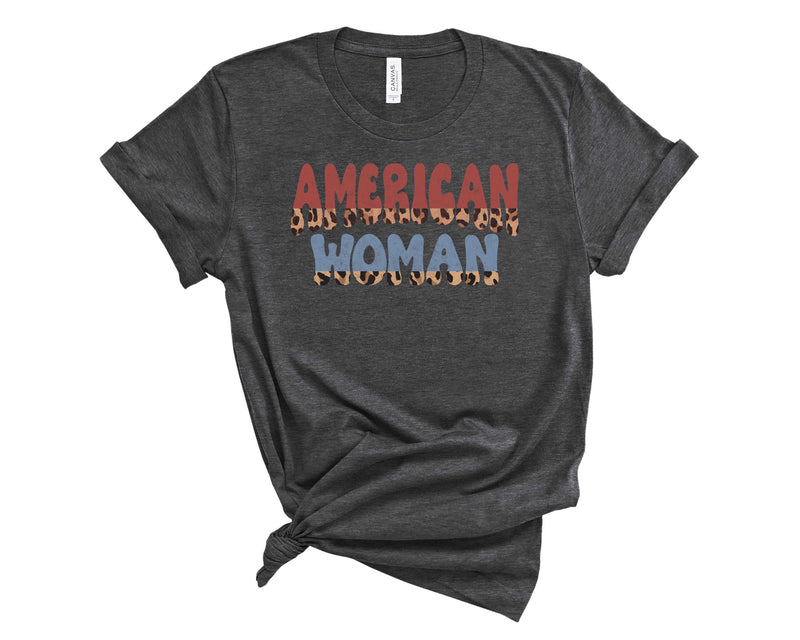 American Woman Leopard - Graphic Tee