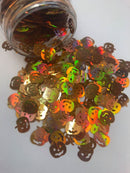 Glitter Shapes - Jack-O-Lantern