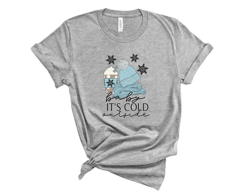Baby its cold outside blue - Graphic Tee