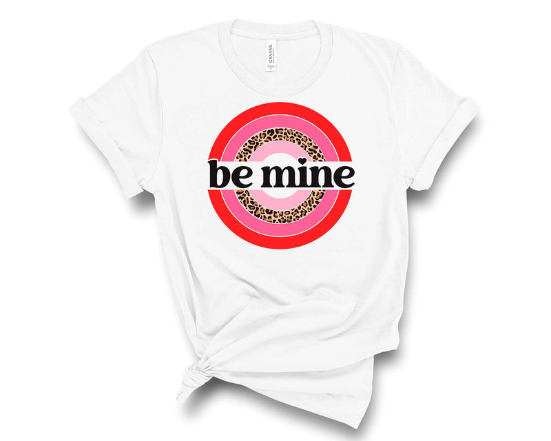 Be Mine Leopard Circle - Graphic Tee