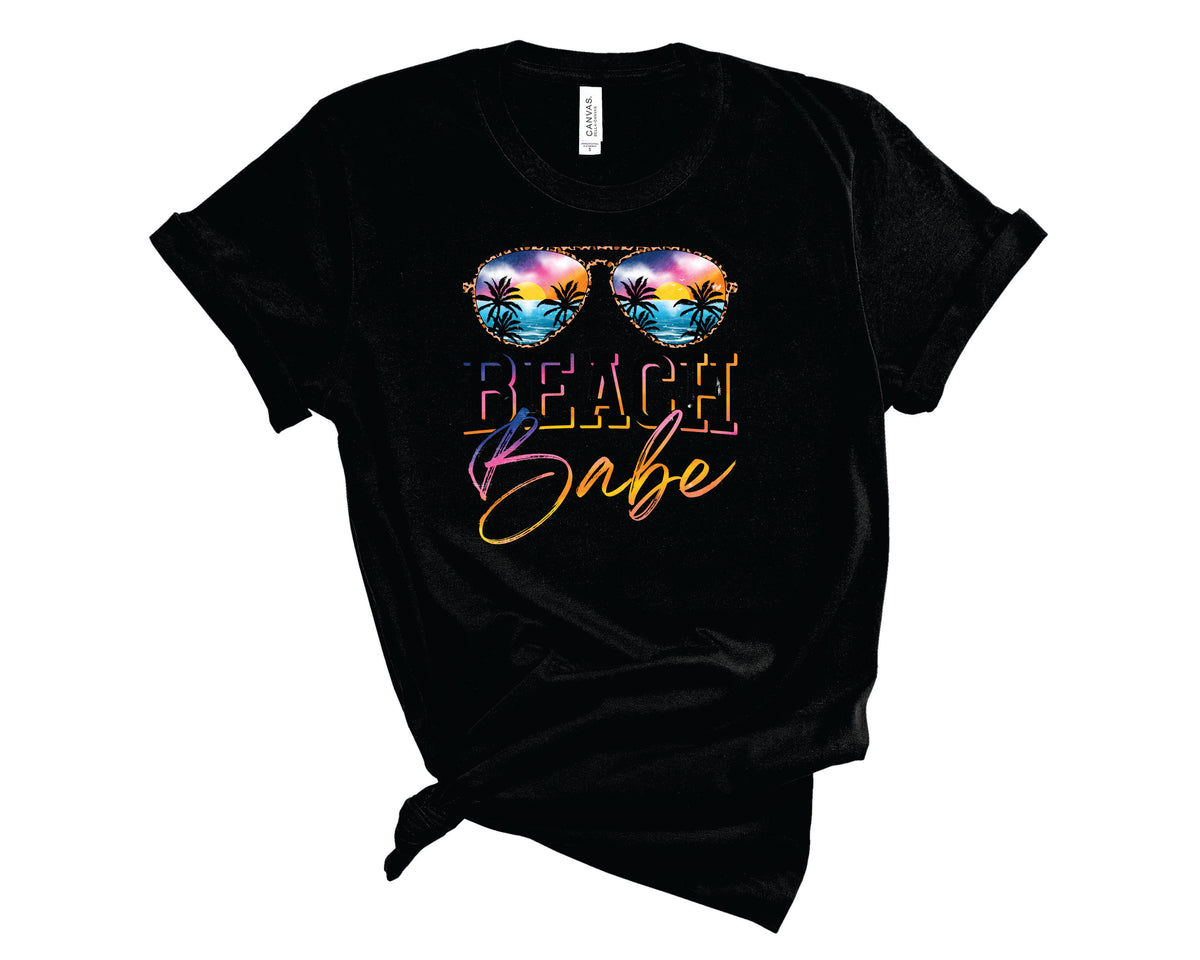Beach Babe Sunglasses Leopard  -  Transfer