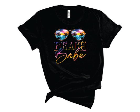 Beach Babe Sunglasses Leopard  -  Transfer