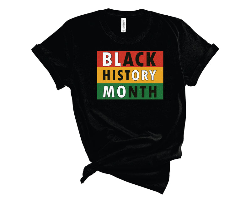 Black History Month Flag - Transfer