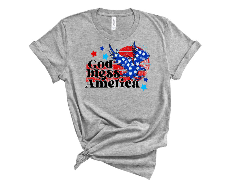 Bless America Eagle - Graphic Tee