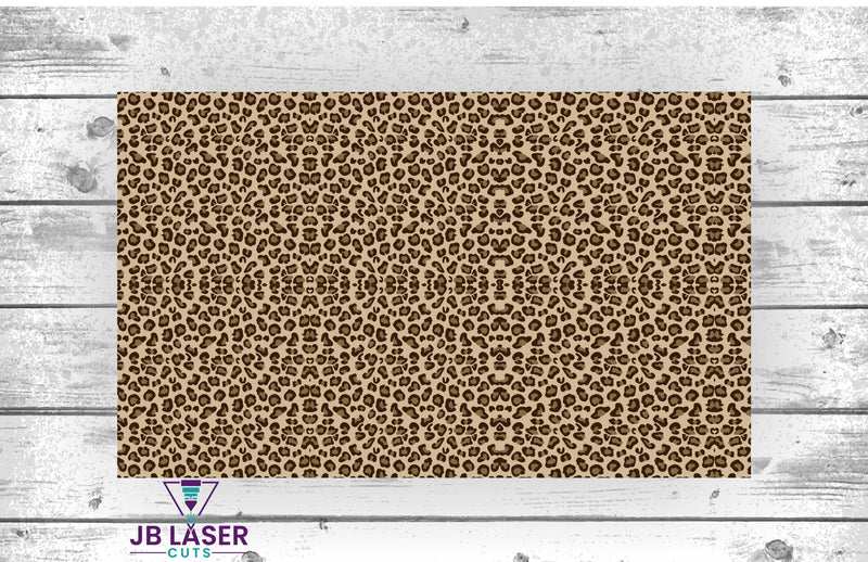 Brown Tan Leopard - Patterned Material