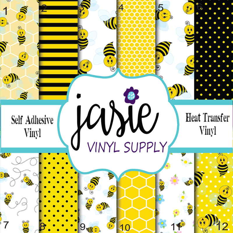Bumble Bee Printed Vinyl