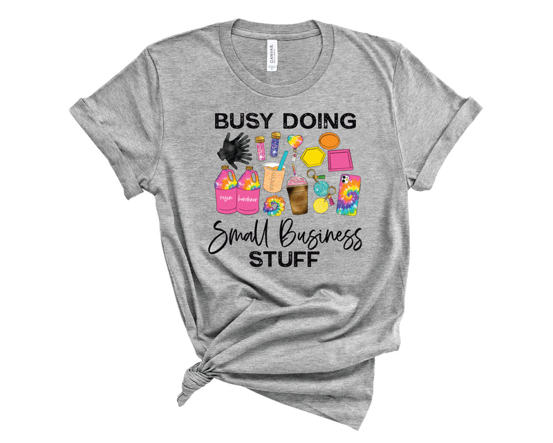 Busy Small Business Resin Tie Dye - Graphic Tee
