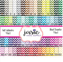 Chevron Printed Adhesive Vinyl