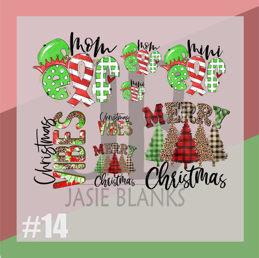 Christmas Gang Sheet #14