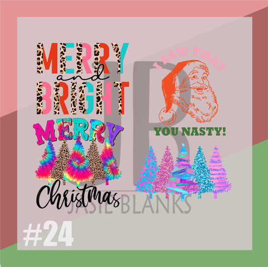 Christmas Gang Sheet #24
