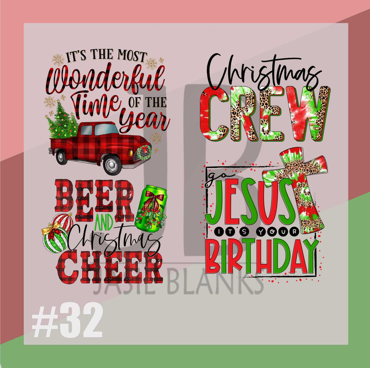 Christmas Gang Sheet #32