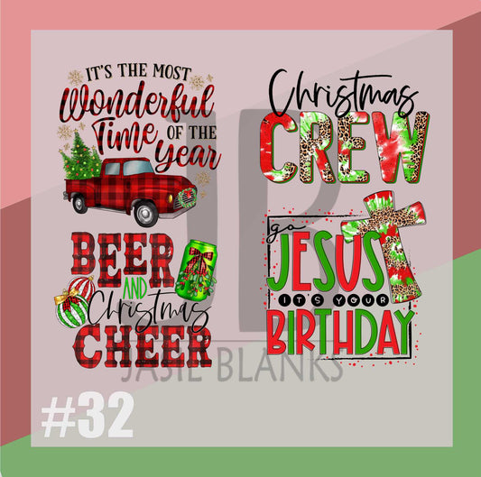 Christmas Gang Sheet #32