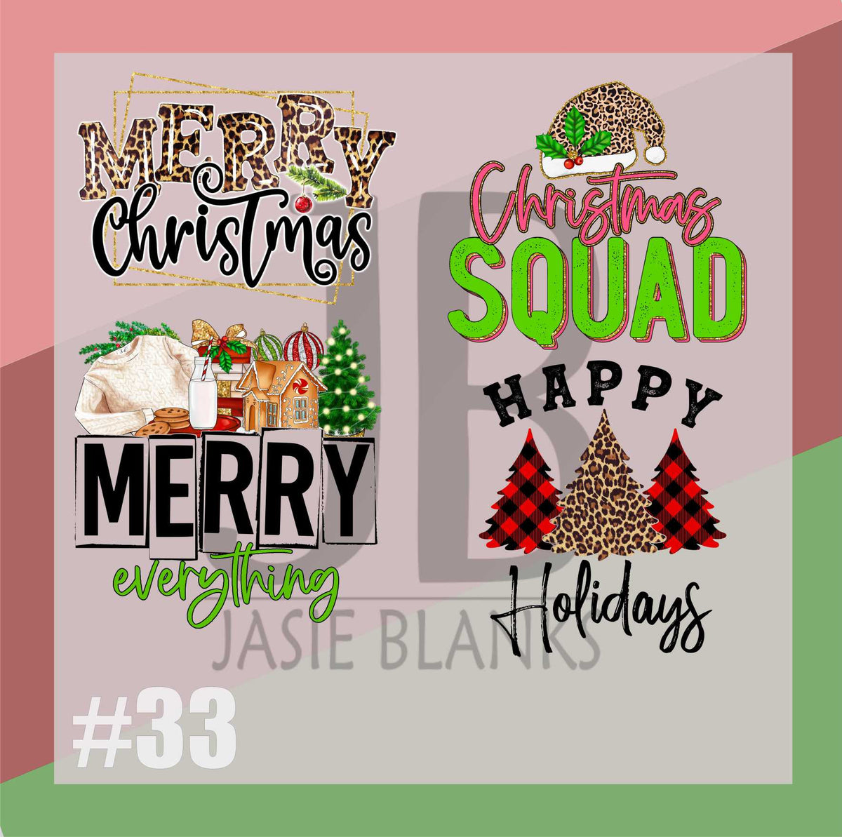 Christmas Gang Sheet #33
