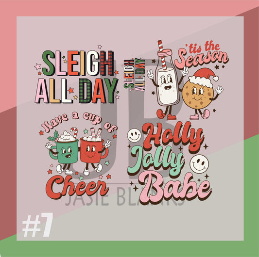 Christmas Gang Sheet #7