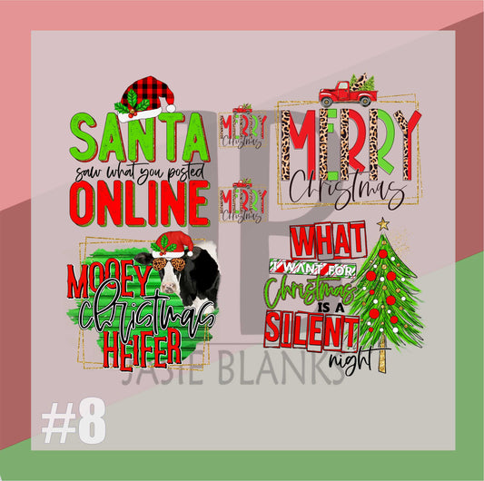 Christmas Gang Sheet #8