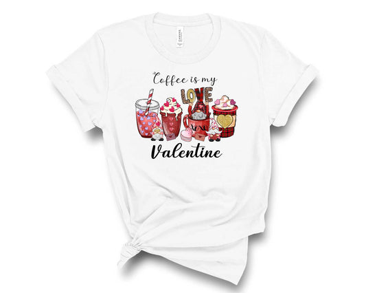 Coffee is my Valentine Gnome - Transfer