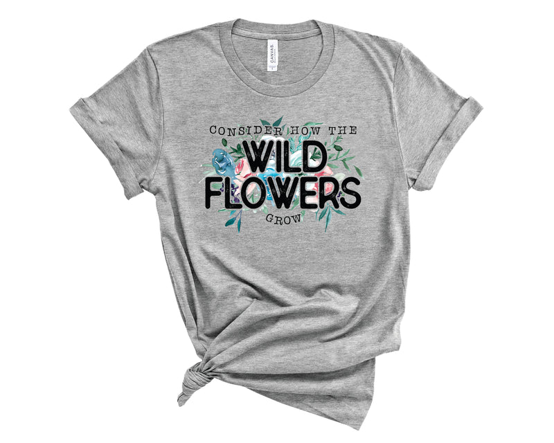 Consider How The Wild Flowers Grow - Transfer