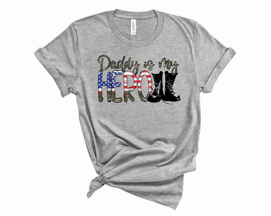 Daddy is my Hero camo - Transfer
