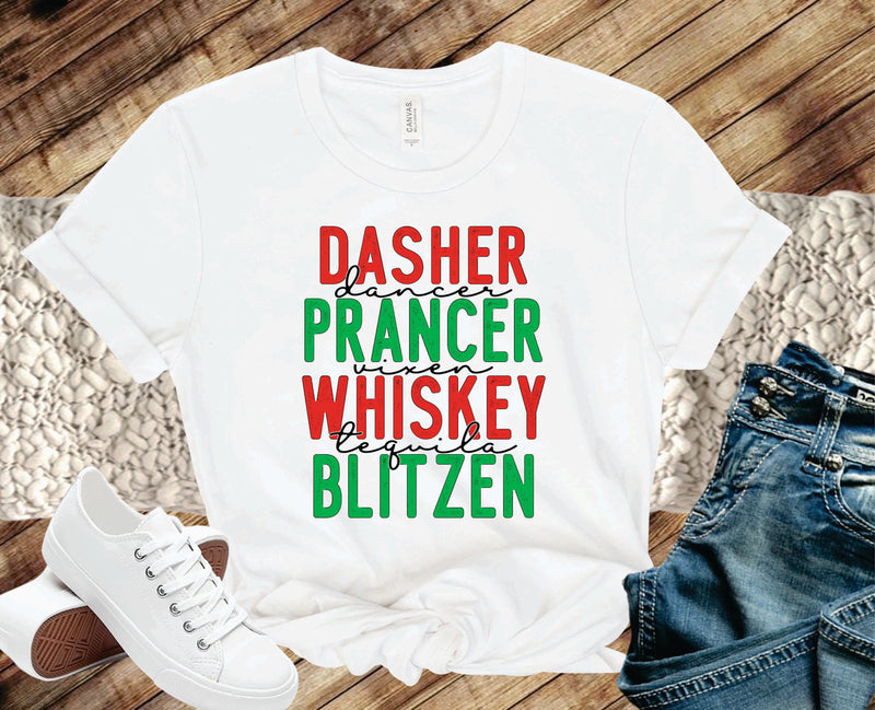 Dasher, Dancer, Tequila, Blitzen - Transfer