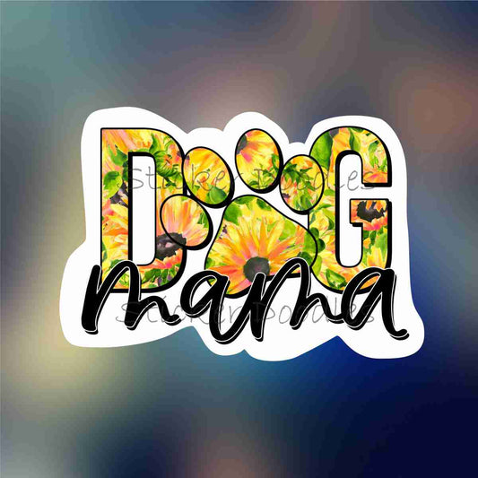 Dog Mama Sunflower - Sticker