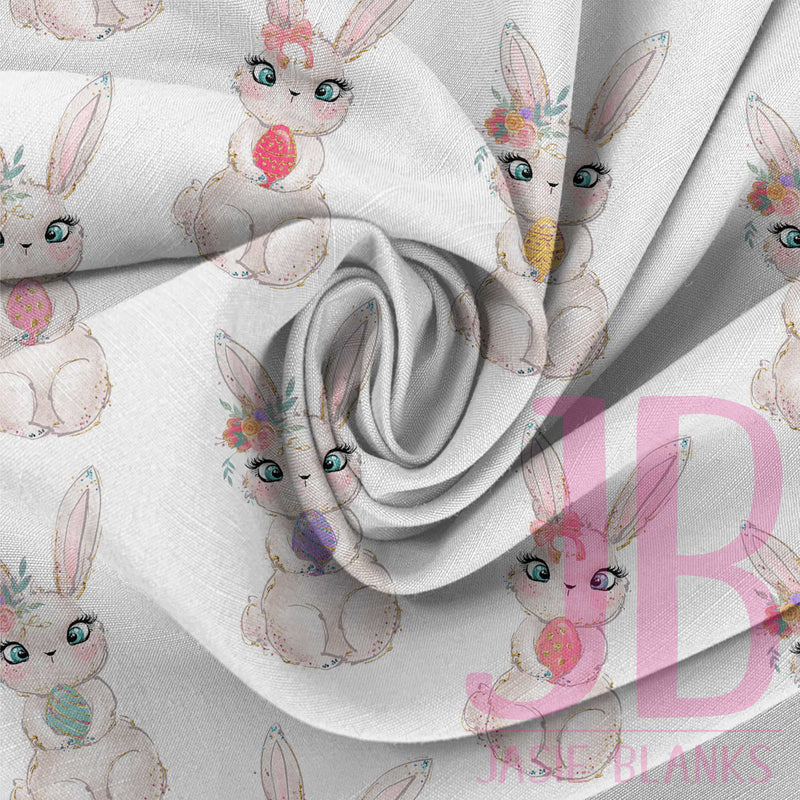 Easter Bunny Eggs Fabric