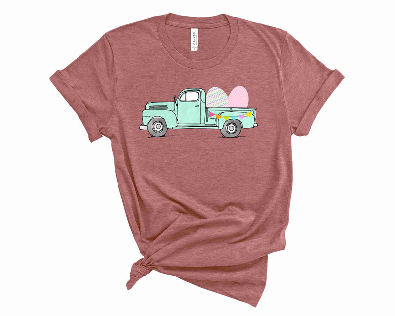 Easter truck pink  - Graphic Tee
