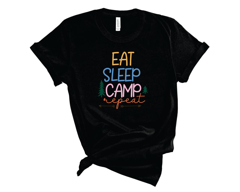 Eat Sleep Camp repeat - Graphic Tee