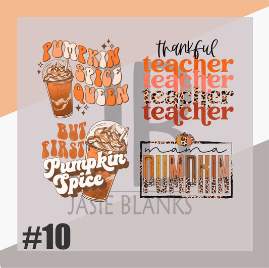 Fall Gang Sheet #10