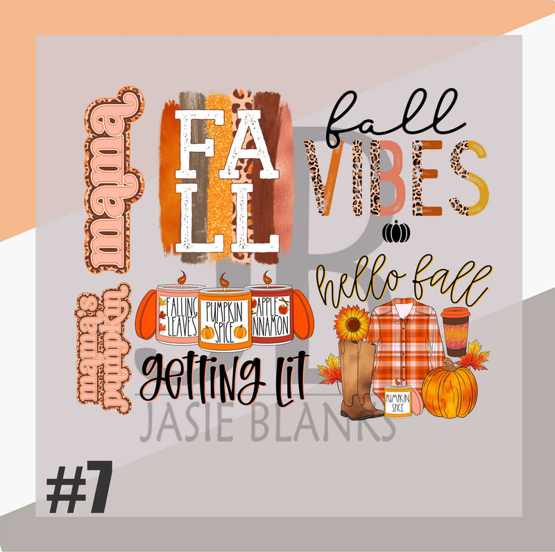 Fall Gang Sheet