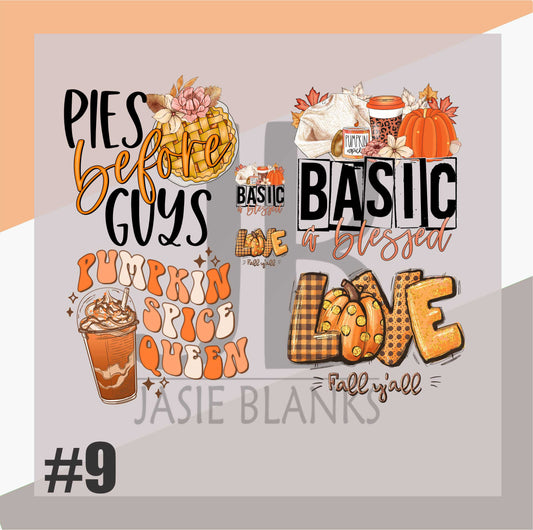 Fall Gang Sheet #9