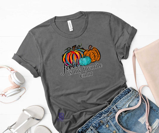 Fall is my favorite color pumpkins - Transfer