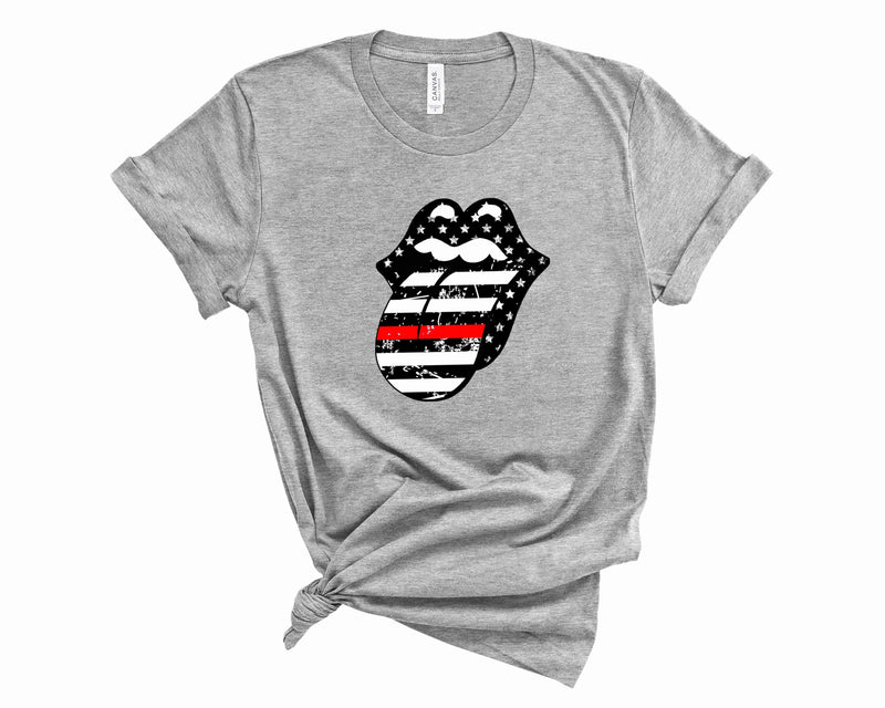 Fire Fighter Tongue - Graphic Tee