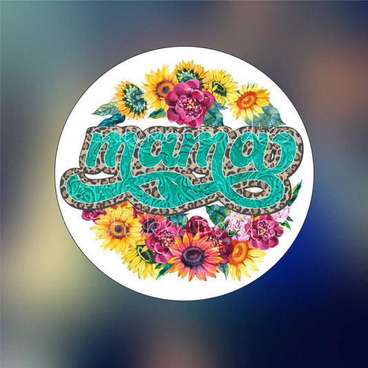 Floral Mama - Sticker