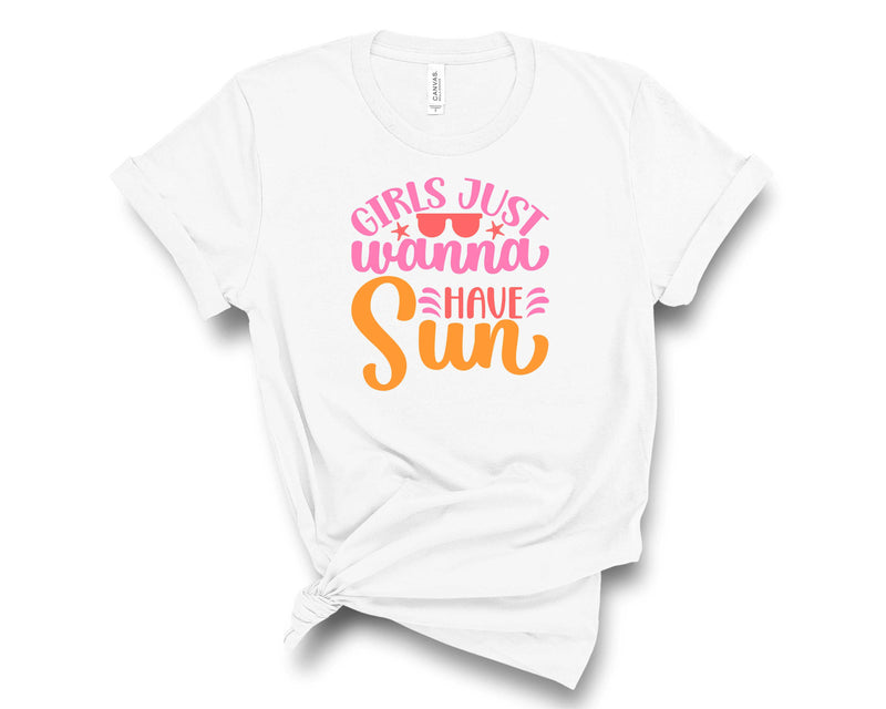 Girls Just Wanna Have Sun - Graphic Tee