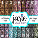 Glitter Leopard Printed Vinyl