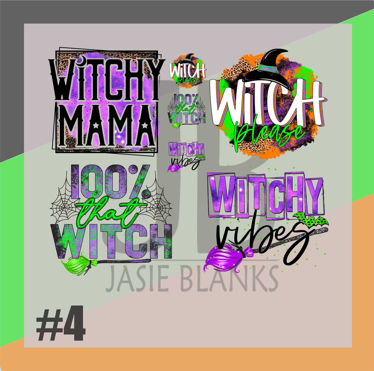 Halloween Gang Sheet #4