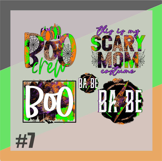 Halloween Gang Sheet #7