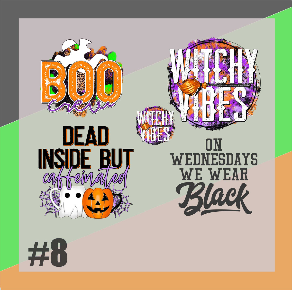 Halloween Gang Sheet #8