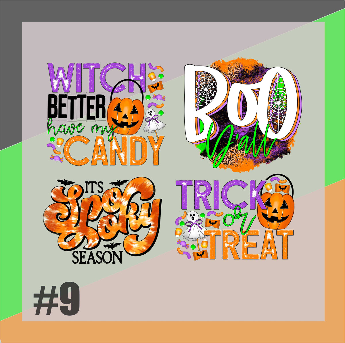 Halloween Gang Sheet #9