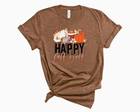 Happy Fall Ya'll Sweater - Transfer