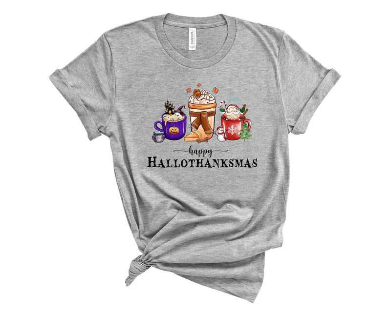 Happy Hallothanksmas Coffee - Graphic Tee