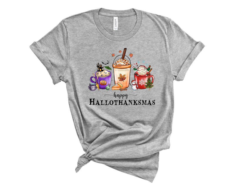 Happy Hallothanksmas Fall Vibes - Graphic Tee