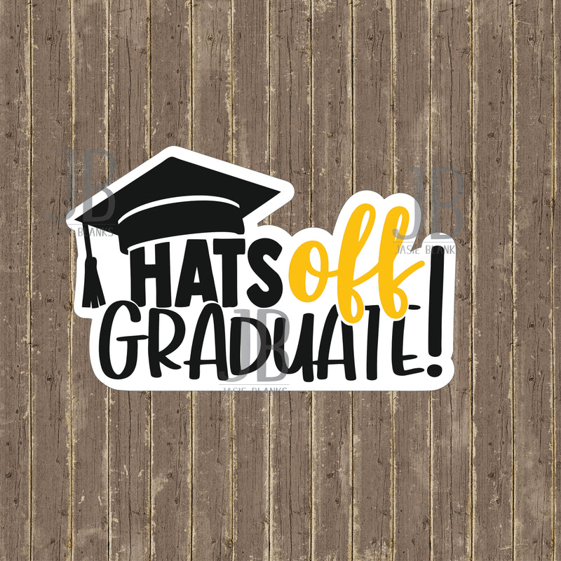 Hats Off Graduate Photo Prop