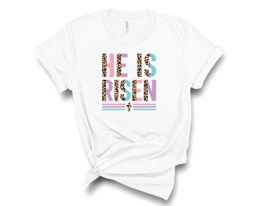 He is Risen Leopard Pastel - Transfer
