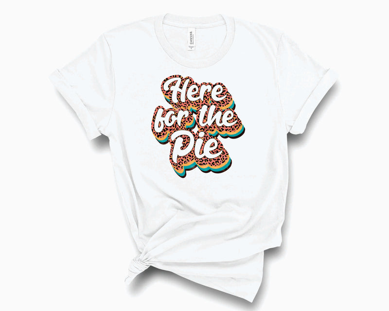 Here For The Pie Retro- Graphic Tee