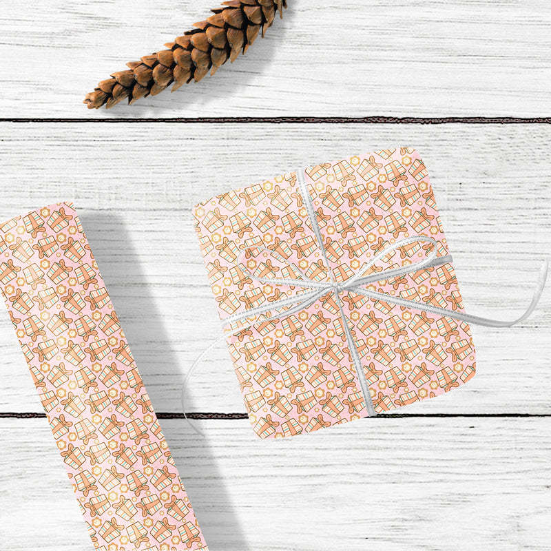 Hippy Christmas Wrapping Paper
