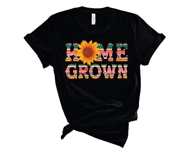 Home Grown Sunflower Serape - Graphic Tee