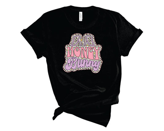 Honey Bunny Retro Pink Purple - Transfer