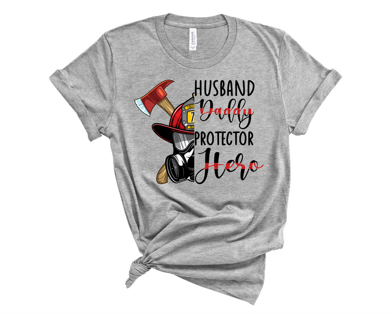Husband Protector Hero  - Graphic Tee